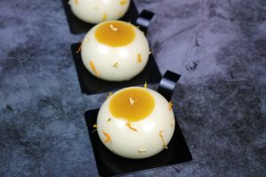 Recette entremets Mangue CBD par le Chef Dimitri Bechez